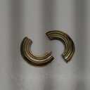 Renovators Supply Manufacturing Escutcheon Plate 3.88 in OD Escutcheon 1.5 in IPS Antique Gold Finish Aluminum Radiator Flange