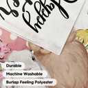 3 x AVOIN colorlife Happy Easter Garden Flag 12x18 Inch Double Sided Outside, Bunny Rabbit Carrot and Easter Egg Yard Outdoor Flag