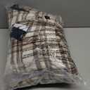 Ceoutdoor Mens Flannel Hoodie Jacket Fleece Lined Flannel Shirt Plaid Zip Up Sherpa Hooded Sweatshirt Warm Winter Coat Size 2Xl