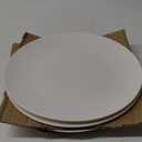 BTaT- White Porcelain Dinner Plates, Set of 3 10.5 Inch, White Dishes, Porcelain Plates Sets for 6, Christmas Gifts