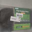 Hlinker Flat Soaker Hose 75 FT for Garden Beds, 75Ft 1/2" Linkable Consistent Drip Irrigation Hose Save 80% Water, Leakproof Heavy Duty Double Layer Sprinkler Hose