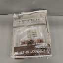 Unique Curtains 86 Inches Long for Living Room,Linen Farmhouse Modern Complete Blackout Custom Privacy Curtains for Windows Energy Efficient Closet Cover Pinch Pleated/Back Tab Birch Drapes 2 Panels (Natural)