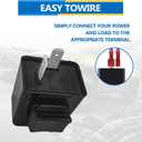 3 x 2 Pin 12V Electronic Flasher Relay for LED Turn Signals Compatible with Motorcycle Car SUV Fixes Hyper Flash Hazard Warning Lights Universal Direct Replacement