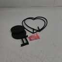 Wall Plant Holder Heart Shape Metal Hanging Planters Framed Plants Hanger Shelf Indoor Wall-Mounted Flower Display Rack for Home Ornament Decor