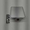 Luxo Shower Mirror, Shower Mirror fogless for Shaving with a Removable Razor Holder - Shaving Mirror for Shower with a Powerful Suction Cup - Shatterproof fogless Mirror for Shower