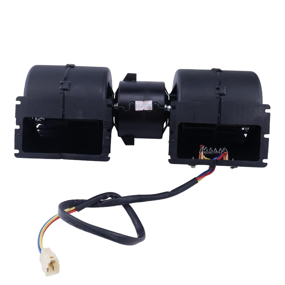 JEENDA Interior Blower Motor 008-A46-02 for John Deere Loader 318E, 319E, 320E, 320G, 323E, 324E, 324G, 325G, 326E, 328E, 330G, 331G, 332E