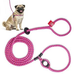 Harness Lead No Pull Dog Harness and Leash Set, Anti Pull Dog Harness, One-Piece Cushioned Rope Safely Prevents Escaping and Pulling (Small/Medium, Pink/Purple) 14-40lbs