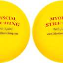 Four Inch Inflatable Balls for Myofascial Stretching Self-Treatment, Myofascial Release, Pain Reduction, Massage, Muscle Tightness and Spasm, Trigger Points (2 Count)