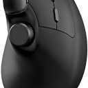 TECKNET Ergonomic Mouse, Rechargeable Wireless Bluetooth Mouse (BT 5.0/5.0+2.4G), Vertical Mouse with Volume Knob, Quiet Clicks, Cordless Mice 6 Adjustable DPI with USB A Receiver, Wide Compatibility