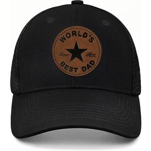 Baseball Cap for Dad Adjustable Breathable Hat Gifts for Men Him Stepdad Husband Grandpa Uncle Outdoor Sports Daily Wear Christmas Birthday Gifts Black