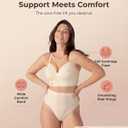 SHAPERMINT Bras for Women - Lingerie Bra, Bralettes for Women with Support, No Underwire Plus Size Bras for Women (Beige, S)