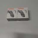 2-Pack Magnetic Car Phone Holder - 360 Rotating L-Shaped Air Vent/Dashboard Holder, Suitable for iPhone, Samsung, Huawei (Black + Red)