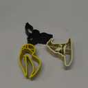 Harry Potter Cookie Cutter Set for Kitchen - Featuring Hedwig, the Sorting Hat and the Golden Snitch Cookie Cutters (Gray)