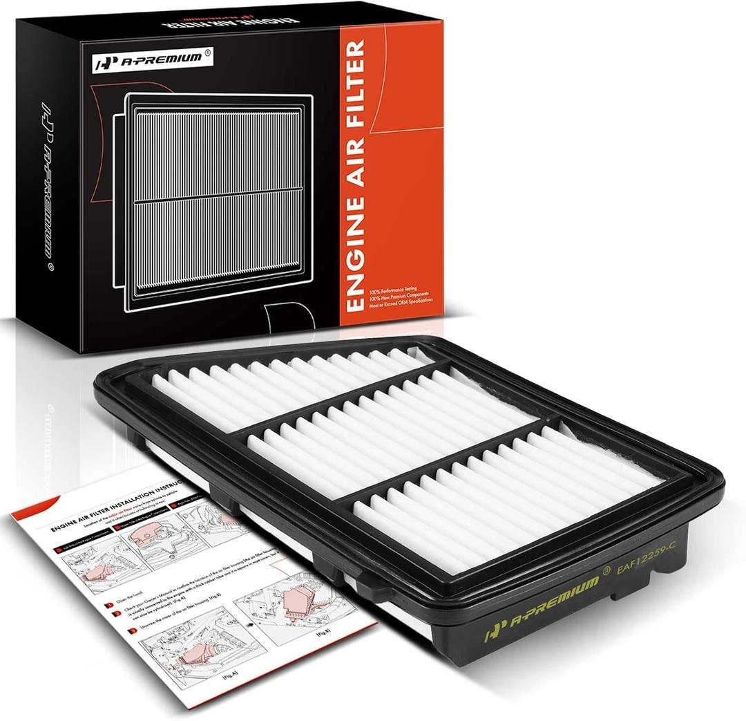 A-Premium Engine Air Filter Compatible with Honda CR-V CRV 2017 2018 2019 2.4L Only