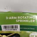 Orbit 58257N Lawn and Garden 3-Arm Metal Sprinkler with Wheel Base