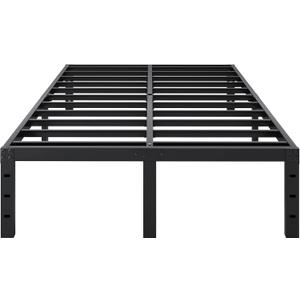 SHLAND Bed Frame Queen Size - 16 Inch Sturdy Platform Bed Frame No Box Spring Needed Heavy Duty Metal Queen Size Bed Frame, Easy Assembly, Strong Bearing Capacity, No Noise