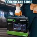 Zeite Tool Kit for Home, 144 Piece Hand Tool Set with Storage Box, General Basic Repair Tool Set with Hammer, Pliers, Wrenches, Voltage Tester, Measure Tape, Screwdriver Bits
