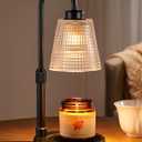 Innqoo Candle Warmer Lamp with Timer, Dimmable Candle Warmer for Jar Candles, Height Adjustable Wax Melts Warmer, Birthday Gifts for Women Mom, House Warming Gifts New Home Decor, Regular (4.7 in)