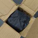 YSSOA Portable Folding Camping Chair for Adult with Carry Bag, Collapsible Anti-Slip Padded Oxford Cloth Stool for Hiking, Fishing, Gardening, Picnic, Small, Black