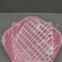 kathson Rabbit Litter Box Pet Toilet Cage Box Potty Trainer Corner with Small Animal Cage Cleaner Broom Brush Dustpan for Bunny Chinchilla Guinea Pig Ferret (Pink)