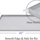 47x29.13x1 Replacement Tray for Dog Crate, Galvanized, Chew-Proof and Crack-Proof Dog Kennel Tray Replacement