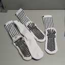 Lux Dual Grip Socks - Soccer Grip Socks for Men and Women. GripArray Performance & Comfort.2 Pair