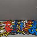 Bigtime Signs 12 Pieces Super Hero Stickers - Superhero Party Decorations for Birthday - Superhero Themed Party Favors - 12"x16" Sound Effect Signs for Kids - Boom Pow Sign and Decorations