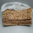 CENBOSS Rattan Christmas Tree Collar, Wicker Tree Skirt & Stand Base Cover (Brown Wash, 42 inch)