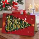 3 x Bestmelo Granddaughter Christmas Card, Granddaughter Christmas Gifts with Premium Envelope, 8x5.3 Inches, Double-Sided (BT-115)