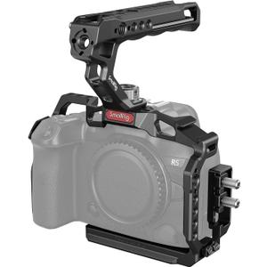 SmallRig R5/R6/R5 C Cage Kit for Canon R5/R6/R5 C, Camera Handheld Kit with Top Handle and Cable Clamp - 3830
