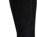 Truform Compression Socks, 8-15 mmHg, Men's Dress Socks, Knee High Over Calf Length, Black, X-Large