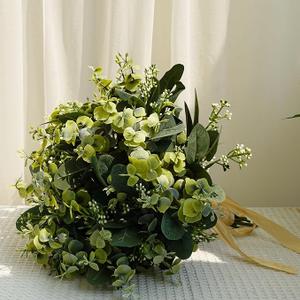 VOELIGT 36PCS Mixed Eucalyptus Leaves Stems Bulk Silver Dollar Eucalyptus Stems Faux Greenery Stems Vase Fillers for Home Decor Wedding Bouquet Accessories Farmhouse Rustic Greenery Decor