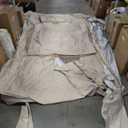 gazebo canopy replacement cover . The light beige/ sand color,silver inner lining. Frame Size 11×11 ft