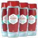 Old Spice Moisturizing Body Wash for Men, Hydro Wash, 2-in-1 Long Lasting Scent & Deep Hydration, 24/7 Shower Fresh, Pure Sport Scent, 16 oz (Pack of 4)