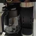 Ninja CFN602 Espresso & Coffee Barista System with Ristretto Function, Single-Serve Coffee, Compatible with Nespresso Capsule, 12-Cup Carafe, Built-in Frother, Cappuccino & Latte Maker