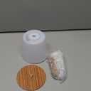 EZVALO Shower Lamp, IP65 Waterproof Modern Bathroom Lamp, Cordless Rechargeable Bath Light with 4500mAh Battery  Soft 360 Glow for Bathtub, Night Shower & Relaxing Routines (1 Pack, Wood Grain)