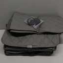 2PCS Front Car Seat Covers - Luxury Leather Water Proof Seat Protector Cover Front Seats, Universal for Cars Trucks SUV, Diamond Pattern, Gray