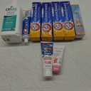 CloSYS Sensitive Mouthwash; Niacinamide White Toothpaste; BOTAO Fluoride Free Baby Toothpaste; Orajel Kids Paw Patrol; ARM & HAMMER Advance and Crest Tartar Protection