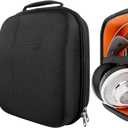 Geekria Shield Headphones Case Compatible with AKG K 240, K 92, K 712 Pro, K 702, K 701, N90Q, M220, K 553 and More, Replacement Hard Shell Travel Carrying Bag with Cable Storage (Black)