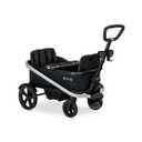 BOB Gear Renegade Foldable Stroller Wagon with 3 Seats, 5-Point Harness System, All-Terrain Tires, and Push and Pull Handle, Nightfall