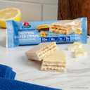 Atkins Lemon Wafer Crisps, Protein Snack, 10g Protein, 4g Net Carbs, 1g Sugar, 5g Fiber, 5 Count