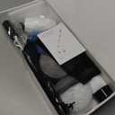 Electric Spin Scrubber, Cordless Shower Scrubber with 8 Scrub Brush, 2 Speed with Adjustable Extension Handle, Battery Level Display, Power Scrubber for Bathroom Bathtub Tile Floor (Black)