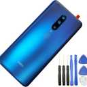 Ubrokeifixit for OnePlus 7 Pro Rear Back Glass Door Cover Replacement for OnePlus 7 Pro 6.67" GM1911 GM1913 GM1917 GM1910 GM1915,Camera Glass Lens/Flash(NOT for OnePlus 7 6.41") (Nebula Blue)