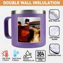 2 x Gigi Gifts for Grandma - Gigi Gifts, Best Gigi Gifts - Gigi Birthday Gifts - Gifts for Gigi From Granddaughter, Grandson for Birthday, Mothers Day, Christmas - 14oz Gigi Coffee Mug Purple