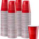 Comfy Package [9 oz. - 240 Count Disposable Plastic Red Cups, Party Drinking Cups for Events and Everyday Use
