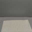 Soleebee Set of 2 Throw Pillow Covers Soft Cozy Velvet Pillowcase Faux Rabbit Fur Cover for Couch Sofa Bed Chair Home Decorative Pillows Cover (12x20 Inch, Beige White)