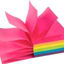 2 x (12 Pack) Pop-up Sticky Notes 3x3 in,Bright Colors Super Sticking Power Memo Pads, 6 Colors, Strong Adhesive