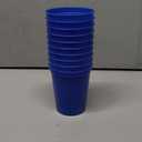 PartyPrints 10 Pack 16 oz Royal Blue Reusable Blank Plastic Cups, Stadium Cups Bulk  BPA Free Top Rack Dishwasher Safe, Party Colored Cups Perfect for Weddng, Birthday Graduation, Clubs