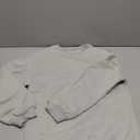 Haloumoning Girls Oversized Crewneck Sweatshirts Kids Fashion Fleece Drop Shoulder Pullover, 13-14 Years (Grey)