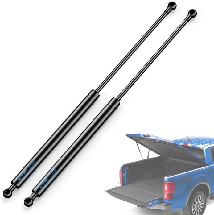 28 inch 100Lb Gas Struts Shocks for Heavy lid, ST280M120 Gas Spring Lift Support with 10mm End Ball for Truck Cover RV Bed Tonneau Boat Trailer Basement Door TV Cabinet Floor Hatch 